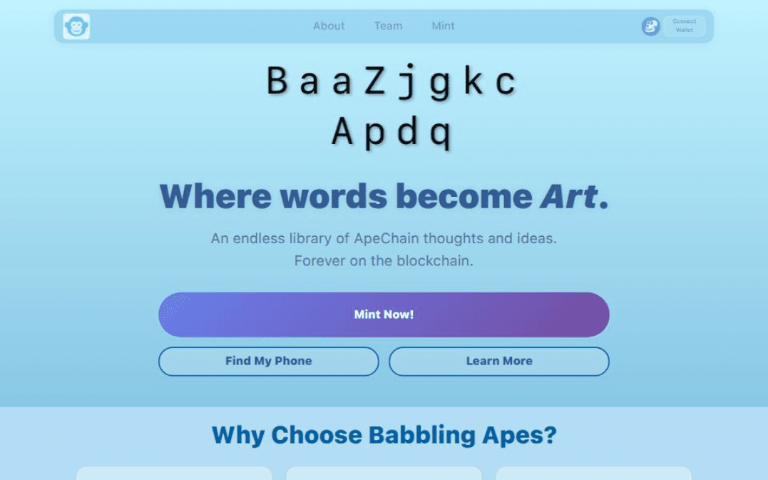 Babbling Apes
